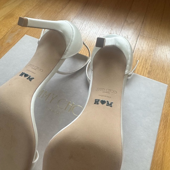 NEW BRIDAL Jimmy Choo Shoes with Initials - Picture 8 of 9